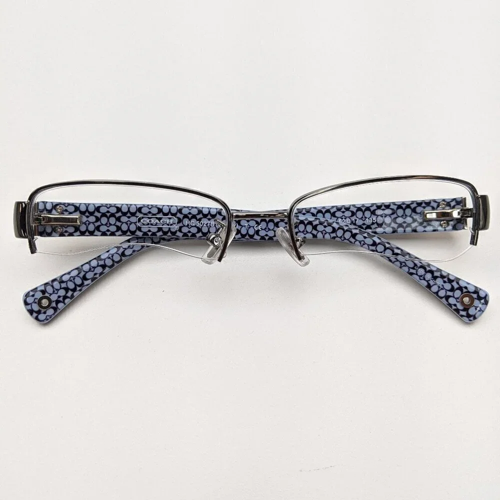 🕶️Coach CECILY HC5027B-9093 Semi Rimless Eyeglasses 52/17-135 / JLE701🕶️